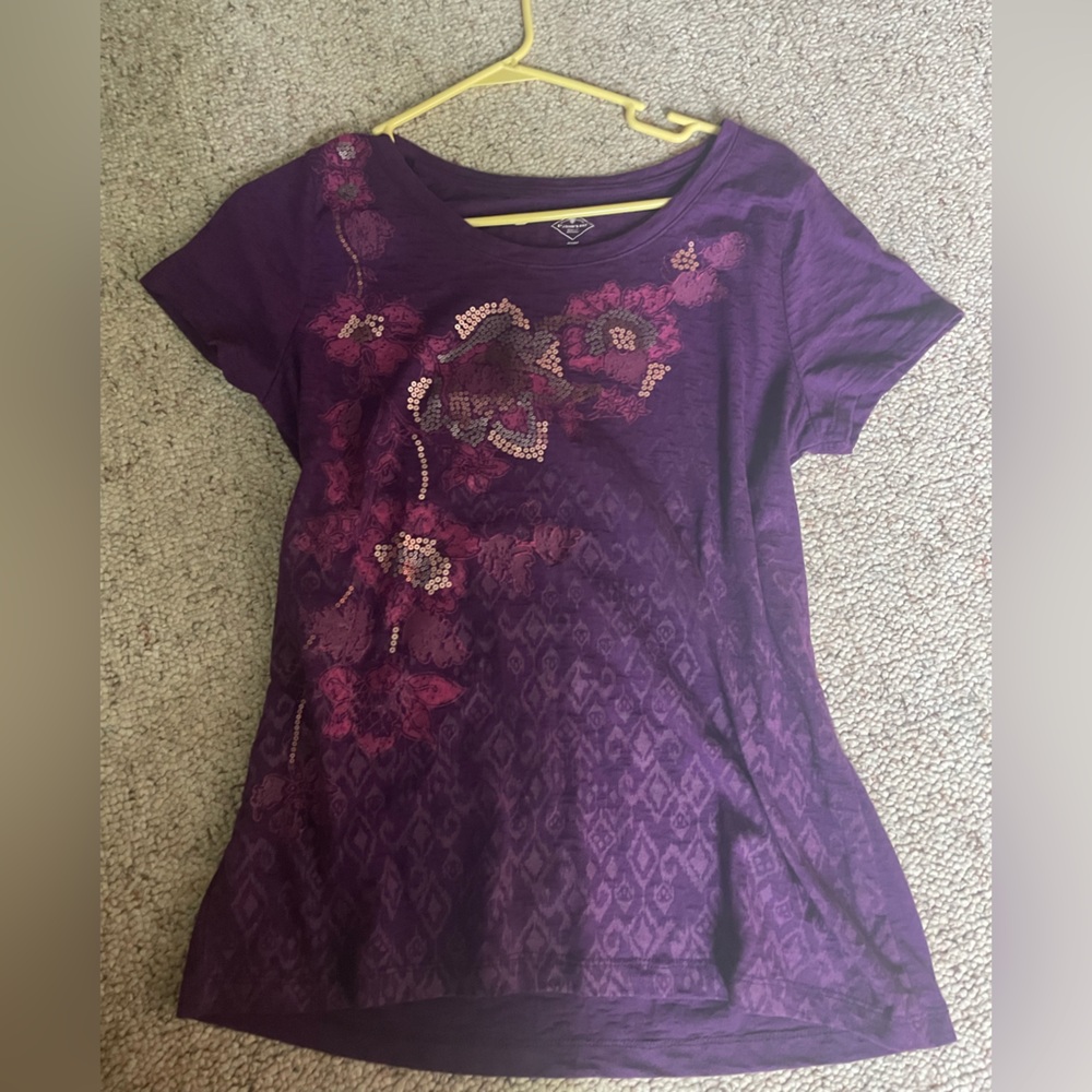 St. John's Bay Deep Purple Tee